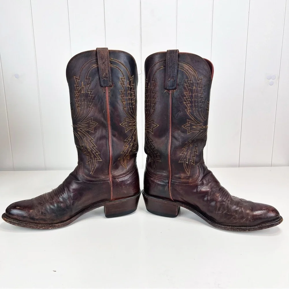1883 by Lucchese Crayton N7697R Mad Dog Cowboy Boots Mens size 9.5D Western‎